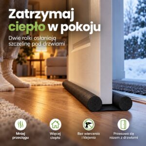 Termio - Dwustronny Uszczelniacz pod Drzwi na Przeciąg i Ucieczkę Ciepła